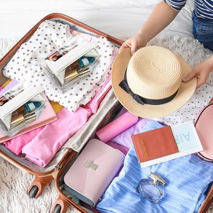 Bolsas de Aseo Transparentes con Cierre Magnético, Aprobadas por la TSA, <span class=keywords><strong>para</strong></span> Viajes, Bolsa de <span class=keywords><strong>Maquillaje</strong></span> Transparente, Estuche Cosmético <span class=keywords><strong>para</strong></span> Mujeres y Hombres - Product Image 2