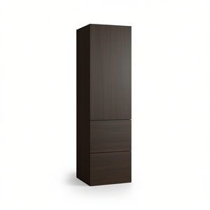 Mueble de Baño con Una Puerta, Modelo Unika 35X32.5XH124, Color Olmo Oscuro - Product Image 3