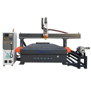 39% Discount Price Siemens System High quality 4 axis atc cnc router 1325K 3d wood carving machine engraving machine