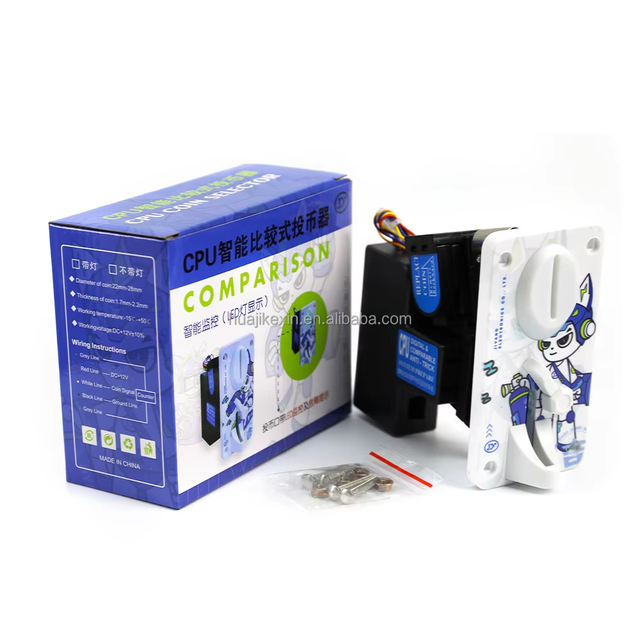 JY-100F CPU Coin Acceptor with Cartoon Panel Candy Machine Doll Machine Aracde Game Coin Comparative Coin Dispenser