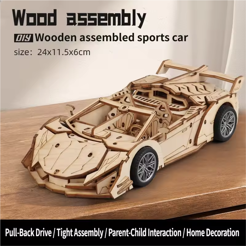 Voiture Cabriolet 6804 à Rétrofriction [Boîte Couleur]