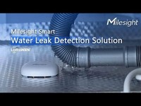 Mini capteur de détection de fuite Milesight WS303 Capteur LoRaWAN Les fuites d'arrêt évitent d'autres dommages