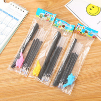 Stylo Magique Effaçable Automatiquement, Ensemble de Stylos d'Écriture, Cahier à Rainures, Recharges à Poignée Cylindrique, Plastique 0,5 mm, Stylo pour Étudiants et Bureau