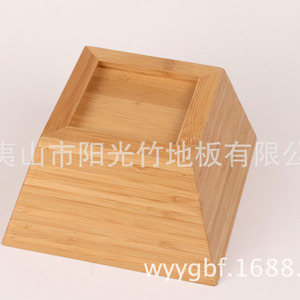 ชามไม้ไผ่และไม้จากโรงงานฝูเจี้ยน ชามสลัด ชามราเมนญี่ปุ่น ชามไม้ไผ่สีพื้น ภาชนะสำหรับใช้ในบ้าน - Product Image 3