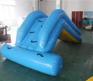Venta de verano caliente tobogán de agua inflable PVC flotante parque acuático juegos para niños toboganes de escalada acuática y <span class=keywords><strong>torre</strong></span> - Product Image 6