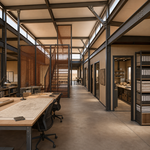 Edificio de Oficinas Modular de Acero, Estructura de Acero para Edificio de Oficinas, Estructura Metálica para Edificio - Product Image 2