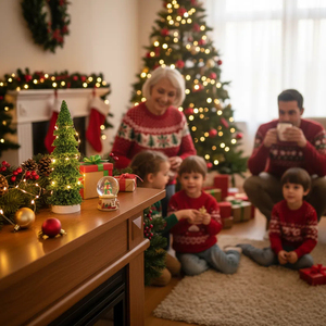 Cây thông Noel mini SANWEI làm từ <span class=keywords><strong>s</strong></span>ợi sisal, cây thông Noel mini nhân tạo, cây thông dạng chổi chai cho lễ Giáng sinh, ngày lễ, tiệc tại nhà - Product Image 5