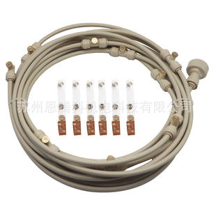 Kit de brumisation 6m x 6m, brume fine, basse pression, système de refroidissement extérieur pour jardin, trampoline, humidification par pulvérisation d'eau - Product Image 5