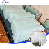 Icemedal 1-50 Ton Directe Koeling Transparante Blok Ijsmachine Industriële Automatische Ijsblokmachine