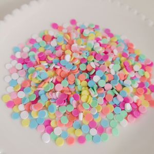 Autocollants polymère en argile chaude, couleur bonbon, étiquettes pour ongles, 3D, jouets d'enfants, de décoration, pour bricolage, DIY, 5mm, pièces - Product Image 5
