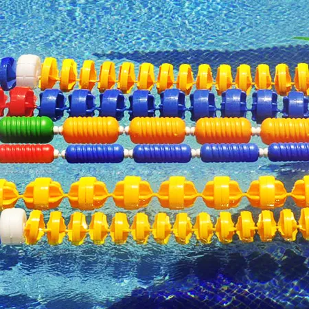Divisor de carril de piscina, divisor estándar de 25 metros, colorida, antionda