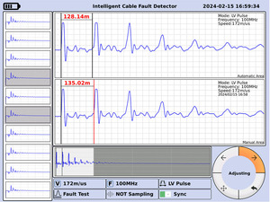 Système de détection de défauts de câbles haute tension 40 kV multi-pulsations avec méthode avancée, technologie de noyau énergétique 2000J, TDR (Time Domain Reflectometer) - Product Image 3