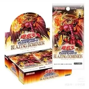 24 boîtes de cartes <span class=keywords><strong>YuGiOh</strong></span> 1305 1304 1208 TCG anglaises holographiques or et blanc, cartes de jeu de duel en gros pour les magasins d'anime - Product Image 1