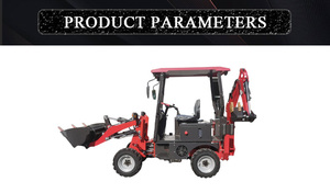 Zeer Efficiënte Mini Graafmachine Wiellader Bewegende Type Diesel/Benzine/Elektrische Backhoe Motor Pomp Plc 1 Jaar Garantie - Product Image 6