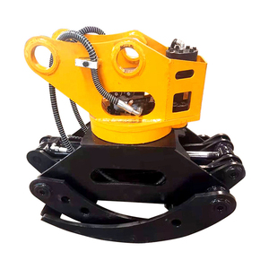 Grappin hydraulique pour mini-excavatrice, grappin rotatif pour bûches - Product Image 3