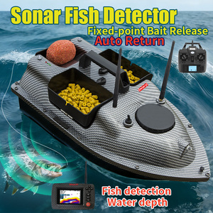 Barco Cebador de Tres Compartimentos con Sonda, GPS, Retorno Automático a Casa y Control Remoto - Product Image 1