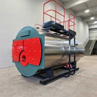 Machine industrielle robuste comprenant une chaudière à gaz, à mazout et à vapeur, et un générateur diesel pour la production de chaleur