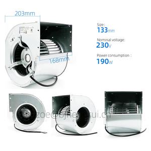 D2E133-<span class=keywords><strong>CI33</strong></span>-56 ebmpapst 230V AC 175W 0.77/0.84A ventilateur à roulement à billes Double entrée avant armoire ventilateur de refroidissement centrifuge - Product Image 2