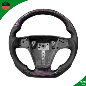 Volante LED de Fibra de Carbono Forjado Personalizado y Elegante para <span class=keywords><strong>Volvo</strong></span> V40 V60 <span class=keywords><strong>V70</strong></span> S60 T6 XC60, Venta Directa de Fábrica - Product Image 2