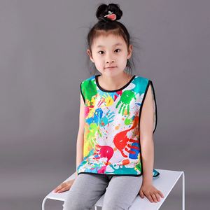 Chaleco con Logotipo Personalizado y Delantal Impermeable con Mangas para Estudiantes de Jardín de Infancia, Publicidad, Capacitación, Actividades Escolares - Product Image 3