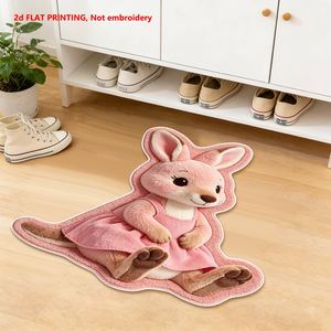 Tapis imprimés personnalisés antidérapants, tapis de designer modernes en forme de chaussures de personnage d'anime, tapis de zone à thème anime - Product Image 5