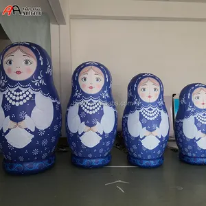 Şişme rus bebek şişme Matryoshka dekorasyon için