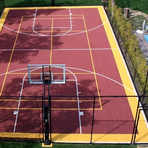 Pista de patinaje sobre ruedas, suelo deportivo de plástico entrelazado, precio barato - Product Image 6