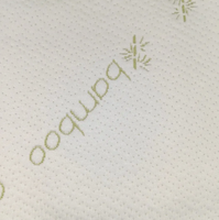 Tissu en bambou tricoté jacquard, tissu laminé pour la literie, protège-matelas