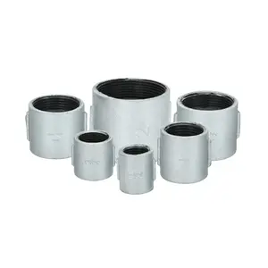 Hot Sale Galvanized Malleable Iron Double Socket Pipe Fittings Sockets Pipe Union Coupling