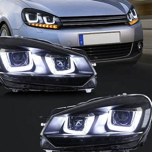 Accessoire automobile GZ09 Phare à LED Auto Rickshaw 35W Modification de phare de voiture Lumière pour Volkswagen Golf 6 2010-2014 - Product Image 4