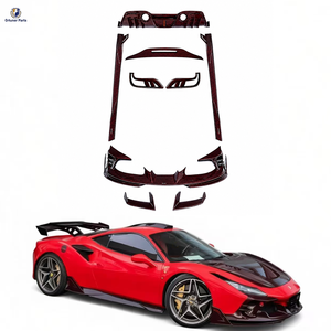 Kit Carrozzeria in Fibra di Carbonio Stile <span class=keywords><strong>C</strong></span> per Ferrari F8 Tributo F8 Spider 2020-2023, Aggiornamento Estetico Esterno, Kit in Carbonio Forgiato - Product Image 1