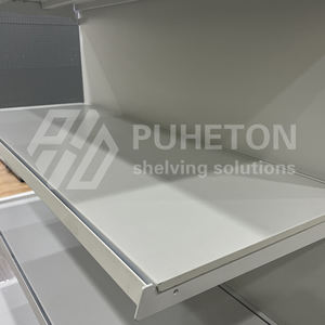 아메리칸 스타일 슈퍼마켓 랙 헤비 듀티 양면 직립 소매 선반 금속 슈퍼마켓 선반 - Product Image 4