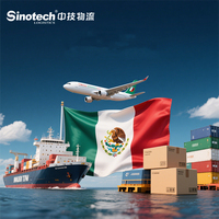 Transitaire logistique rapide DDP le moins cher avec le meilleur service Chine vers Mexique Expédition de fret maritime porte à porte