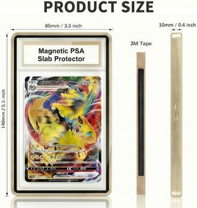 Protection magnétique pour cartes PSA - Verre trempé anti-UV en aluminium pour cartes gradées - Product Image 3