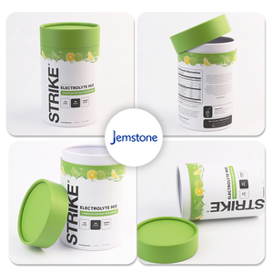Vente en gros boîte de tubes en papier cadeau cosmétique en carton cylindrique personnalisé emballage de tube en papier rond pour café kraft brun - Product Image 6