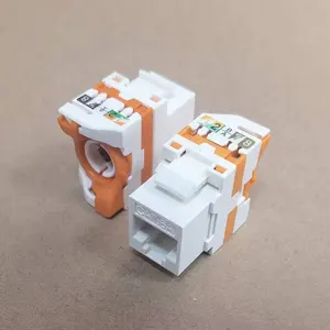 Frutto Keystone Jack RJ45 Cat.6A UTP无齿