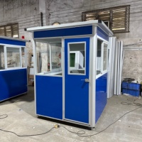 TOPPRE Promotion : Garde-maison Modulaire Démontable Économique, Kiosque Préfabriqué Portable, Boutique Mobile, Stand de Vente, Cabine de Sécurité