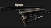 H1000 2500*1250mm Ricoh Konica printkop digitale LED UV inkjet vlakbedprinter voor acryl, hout, glas, metaal printen, semi-automatisch