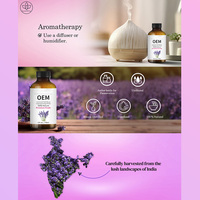 Personnalisation OEM Huile Essentielle de Lavande avec compte-gouttes en verre - Diffuseur d'aromathérapie chinois pour soulager la douleur
