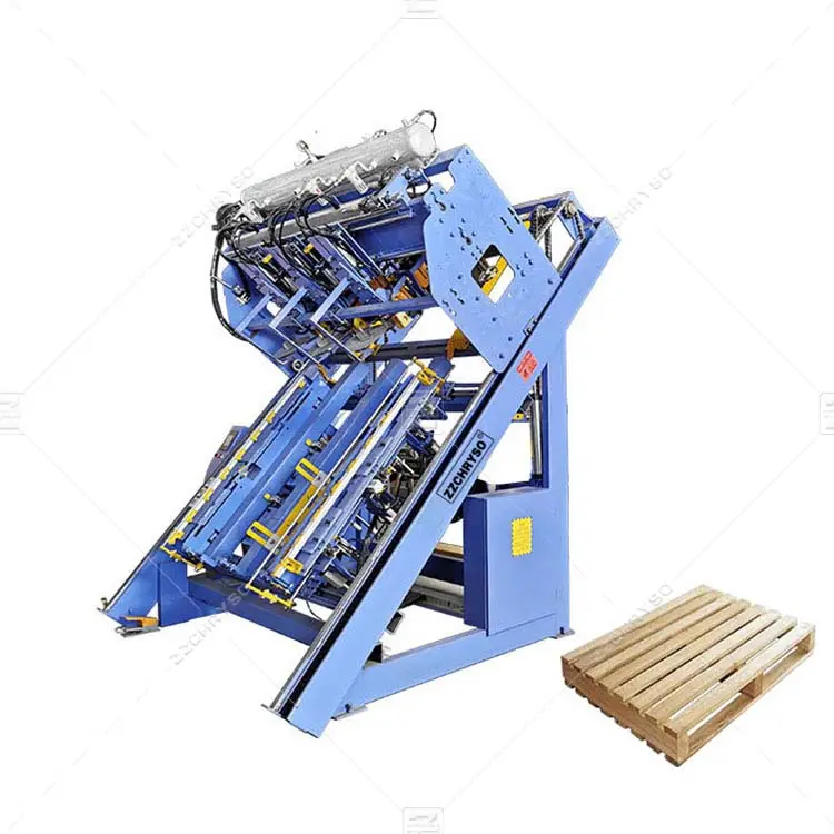 Производитель деревянных поддонов, автоматическая машина для изготовления деревянных поддонов европейского стандарта, цена на продажу
