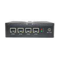 PC sin ventilador Nuc Core J4105, 1,5 GHz, 64G, SSD, 4 Lan, Gaming, PC tipo C, Mini PC jugador