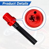 Mocell – Tuyau de ventilation universel en alliage d'aluminium de haute qualité pour bouchon de réservoir de carburant, pour motos 50cc, 110cc, 70cc, 125cc, Dirt Bikes XR