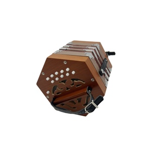 Accordéon Diatonique de Concert Professionnel SEASOUND OEM, <span class=keywords><strong>Instrument</strong></span> de Haute Qualité, 20 Boutons, Placage Bois, G/C JBC20, Prix Abordable - Product Image 2