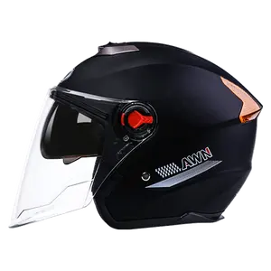 Nueva moda Abs media cara cascos de motocicleta para adultos casco Modular de motocicleta fabricación cascos de seguridad Protector de cabeza