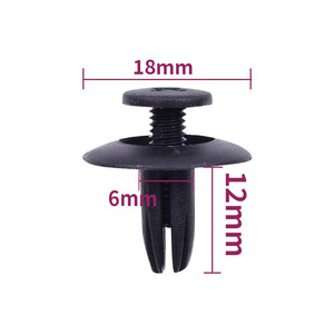Auto Fastener <b>Clip</b> 18mm X 12mm X 6mm For <b>Car</b> Body Panel Replacement Repair Parts - Product Image 1
