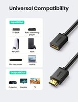 Cable de Extensión UGREEN de Calidad Premium y Durabilidad, 4K, Macho a Hembra