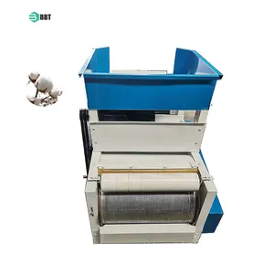 Máquina de prensado de desmotado de algodón Tipo de rodillo de alta calidad Maquinaria de desmotado de algodón Máquina automática de desmotado de algodón