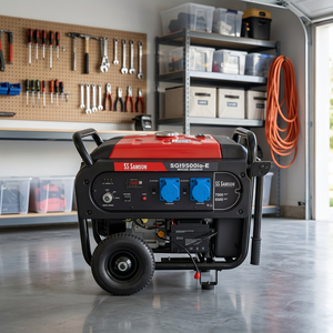 เครื่องกำเนิดไฟฟ้าอินเวอร์เตอร์ SS SAMSON 7.0KW 4 จังหวะ เบนซิน ประสิทธิภาพสูง กำลังแรง ถังน้ำมัน 25 ลิตร 50Hz - Product Image 1