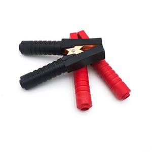 Ce 300A màu đỏ + màu đen cá sấu xe Caravan van Pin thử nghiệm chì Clip Cáp Alligator Clip - Product Image 1