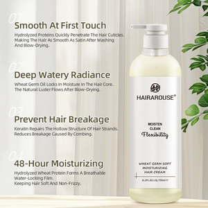 Shampooing capillaire hydratant doux au germe de blé, marque privée, adoucissant <span class=keywords><strong>et</strong></span> réparateur, pour cheveux secs, crépus <span class=keywords><strong>et</strong></span> cassants - Product Image 2